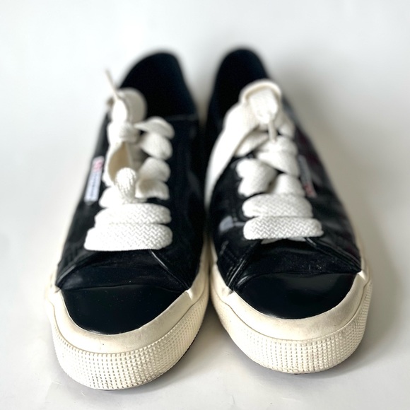 Superga Women's 2750  Sneaker, Black size 39 - Picture 6 of 6